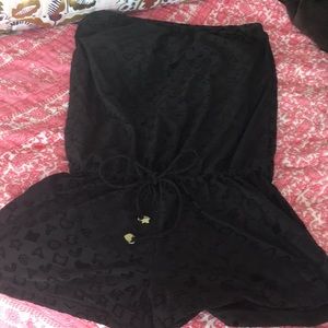 Marc Jacobs strapless romper cover up